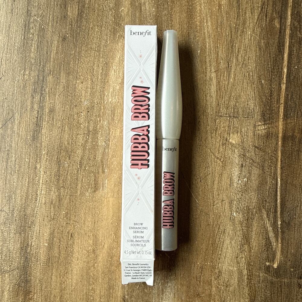 Benefit Hubba Brow Enhancing Serum NEW 4.5g .15oz Brow Growth Treatment NIB